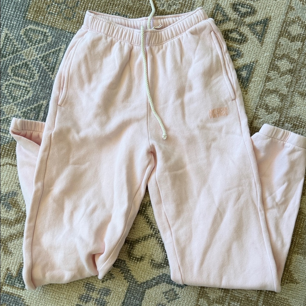 American Vintage Light Pink womens Joggers
